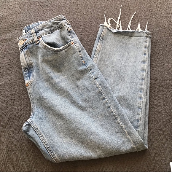 BDG Denim - Urban Outfitters BDG Pax Jeans Distressed High Rise 100% Cotton W 29 L 32